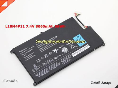  image 1 of 121500059 Battery, Canada Li-ion Rechargeable 59Wh, 8.06Ah LENOVO 121500059 Batteries