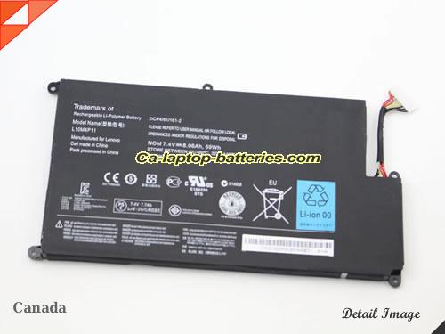  image 4 of 121500059 Battery, Canada Li-ion Rechargeable 59Wh, 8.06Ah LENOVO 121500059 Batteries