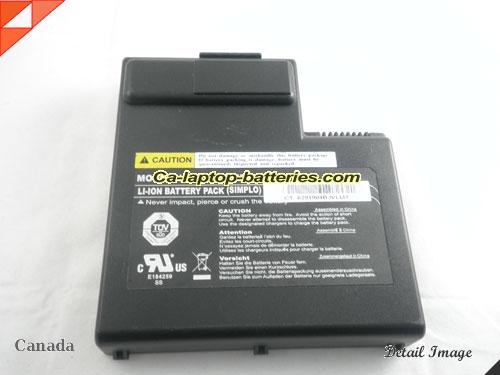  image 2 of Genuine SAGER M57A Battery For laptop 4400mAh, 14.8V, Black , Li-ion