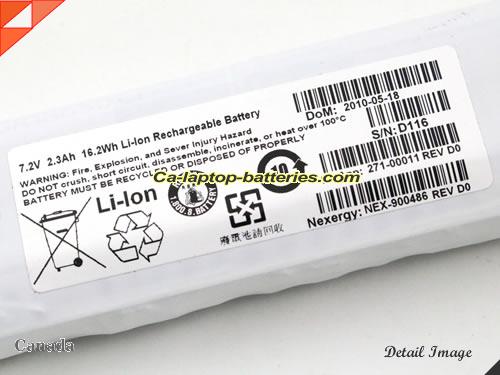  image 3 of PN 271-00011 Rev F0 Battery, Canada Li-ion Rechargeable 16.2Wh, 2.3Ah IBM PN 271-00011 Rev F0 Batteries