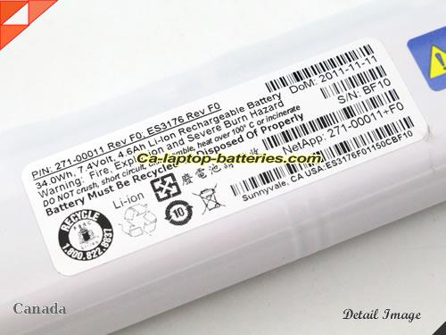  image 3 of PN 271-00011 Rev F0 Battery, Canada Li-ion Rechargeable 34Wh, 4.6Ah IBM PN 271-00011 Rev F0 Batteries