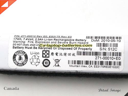  image 2 of 271-00010 Rev E0 Battery, Canada Li-ion Rechargeable 2.3Ah IBM 271-00010 Rev E0 Batteries