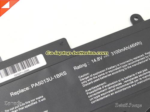  image 2 of PA5013 Battery, CAD$69.27 Canada Li-ion Rechargeable 3100mAh, 47Wh  TOSHIBA PA5013 Batteries