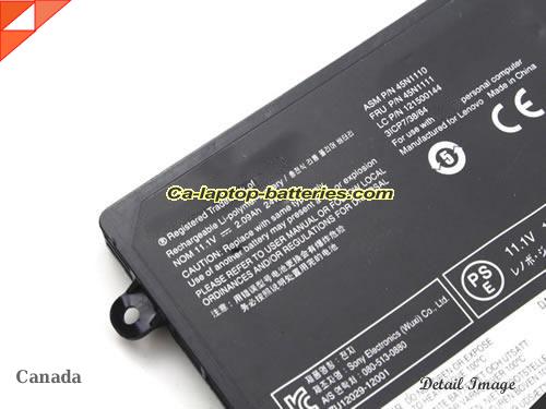  image 2 of 45N1110 Battery, Canada Li-ion Rechargeable 2090mAh, 24Wh  LENOVO 45N1110 Batteries