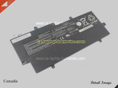  image 3 of Genuine TOSHIBA PORTEGE Z835-ST8305 Battery For laptop 3060mAh, 47Wh , 14.8V, Black , Li-ion