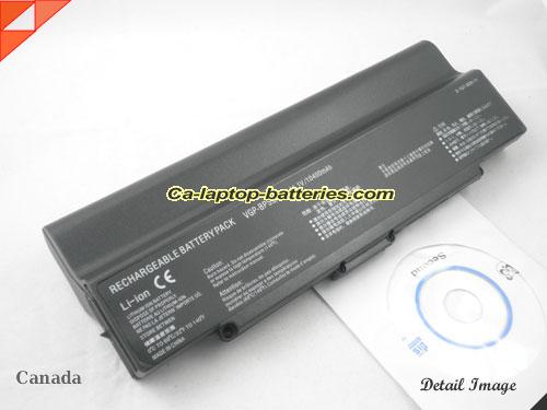  image 1 of Replacement SONY VGP-BPS9A/B Laptop Computer Battery VGP-BPS9/S Li-ion 10400mAh Black In Canada