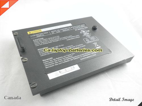  image 1 of Replacement CLEVO D900TBAT-12 Laptop Computer Battery D900T Li-ion 6600mAh Black In Canada