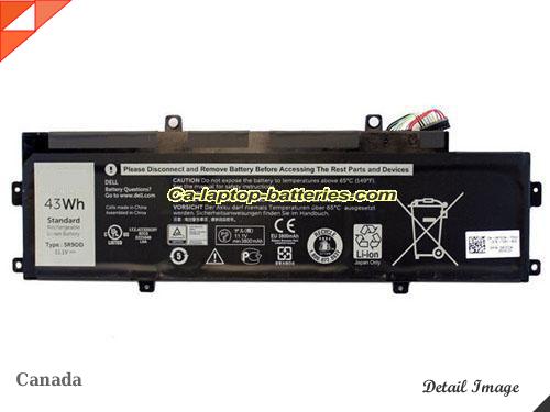  image 1 of Genuine DELL E225846 Laptop Computer Battery XKPD0 Li-ion 3800mAh, 43Wh Black In Canada
