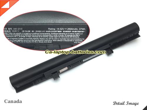  image 1 of Genuine MEDION A42-D15 Laptop Computer Battery A32-D15 Li-ion 2600mAh, 37Wh Black In Canada