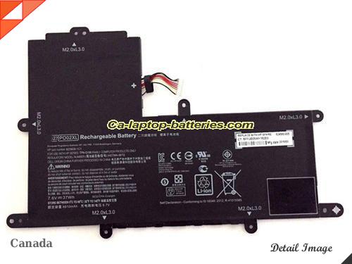  image 1 of Genuine HP 8239082C1 Laptop Computer Battery 823908-2D1 Li-ion 4810mAh, 37Wh Black In Canada