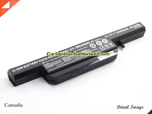  image 1 of Genuine CLEVO 6-87-W540S-427 Laptop Computer Battery 6-87-W540S-4271 Li-ion 4400mAh, 48.84Wh Black In Canada