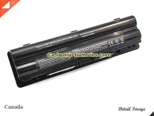  image 1 of Replacement DELL 453-10186 Laptop Computer Battery 312-1123 Li-ion 7800mAh Black In Canada