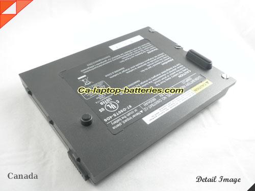  image 2 of Replacement CLEVO D900TBAT-12 Laptop Computer Battery D900T Li-ion 6600mAh Black In Canada