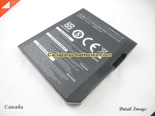  image 2 of Genuine ALIENWARE MOBL-F1712CELLBATTERY Laptop Computer Battery  Li-ion 6600mAh Black In Canada