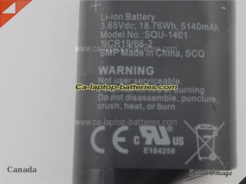  image 2 of Genuine SIMPLO SQU-1401 Laptop Computer Battery  Li-ion 5140mAh, 18.76Wh Black In Canada