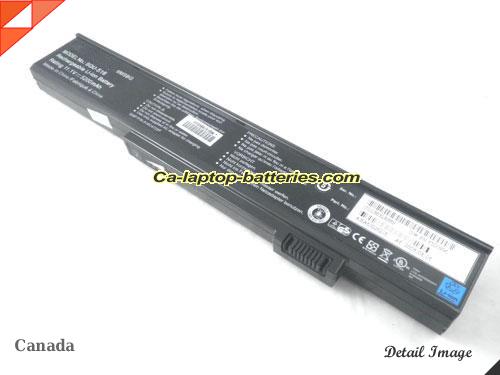  image 2 of Replacement GATEWAY QNC1BTIZZZ00V0 Laptop Computer Battery 8MSB Li-ion 5200mAh Black In Canada