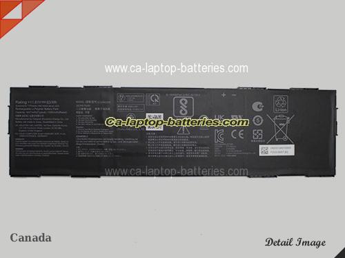  image 2 of Genuine ASUS C31N2205 Laptop Computer Battery  Li-ion 5427mAh, 63Wh  In Canada