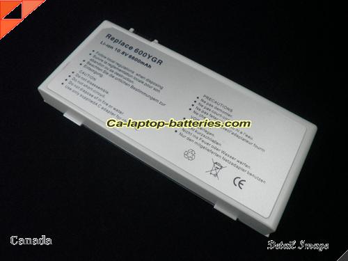 image 2 of Replacement GATEWAY 6500707 Laptop Computer Battery 3UR18650F-3-QC-7A Li-ion 6600mAh Black In Canada
