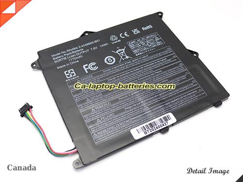  image 2 of New PANASONIC 2-424866S-B01 Laptop Computer Battery  Li-ion 1770mAh, 14Wh  In Canada