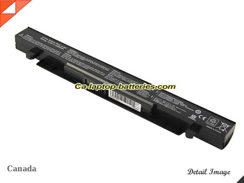  image 2 of Replacement ASUS A41-X550A Laptop Computer Battery A41X550A Li-ion 2600mAh Black In Canada