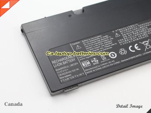  image 3 of Genuine LG LBB722FH Laptop Computer Battery  Li-ion 2650mAh, 19.61Wh , 2.65Ah Black In Canada