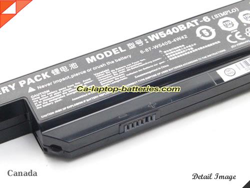  image 3 of Genuine CLEVO 6-87-W540S-427 Laptop Computer Battery 6-87-W540S-4271 Li-ion 4400mAh, 48.84Wh Black In Canada