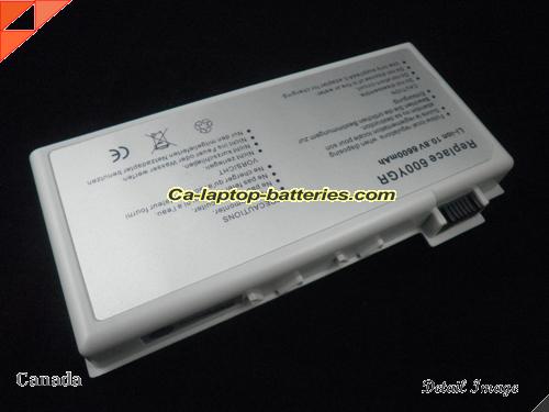  image 3 of Replacement GATEWAY 6500707 Laptop Computer Battery 3UR18650F-3-QC-7A Li-ion 6600mAh Black In Canada