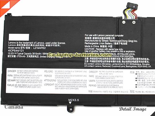  image 4 of Genuine LENOVO L21D4PE2 Laptop Computer Battery L21M4PE2 Li-ion 3815mAh, 59Wh  In Canada