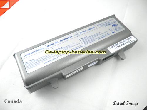  image 4 of Genuine CLEVO 6-87-M521S-4KF Laptop Computer Battery M521-S Li-ion 2400mAh Sliver In Canada