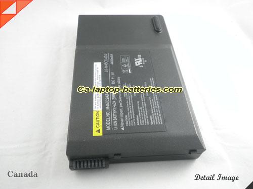  image 4 of Replacement CLEVO 87-M45CS-4D4 Laptop Computer Battery M450CBAT-6 Li-ion 4400mAh Black In Canada