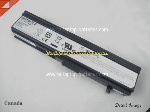  image 4 of Genuine HP NX4300 Laptop Computer Battery W31048LB Li-ion 4800mAh Black In Canada