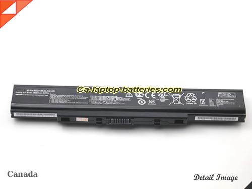  image 4 of Genuine ASUS A32-U31 Laptop Computer Battery A42-U31 Li-ion 5800mAh Black In Canada