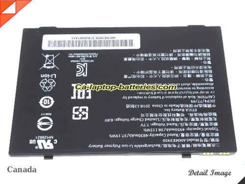  image 5 of Genuine ZEBRA 2ICP4/77/99 Laptop Computer Battery AMME3950 Li-ion 4830mAh, 37.19Wh  In Canada