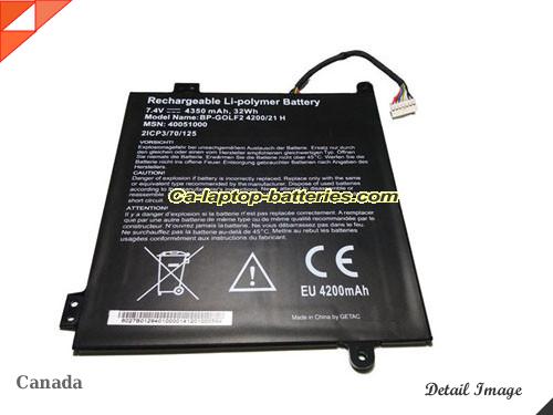  image 5 of Genuine ACER BP-GOLF2 Laptop Computer Battery 2ICP3/70/125 Li-ion 4350mAh, 32Wh Black In Canada