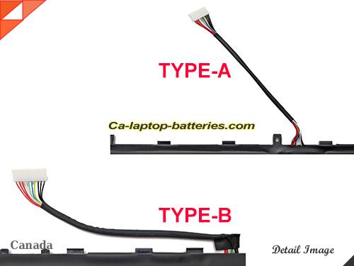  image 5 of Genuine MSI BTYM6L Laptop Computer Battery 4ICP8/35/142 Li-ion 5380mAh, 80.25Wh Black In Canada
