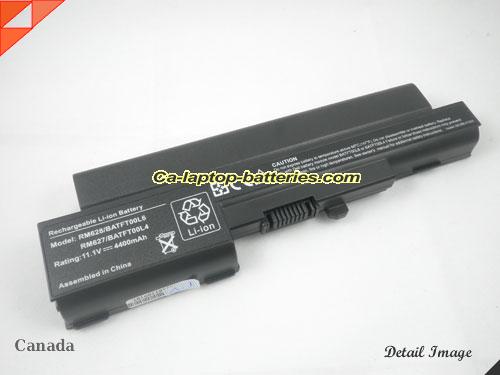  image 5 of Replacement DELL RM628 Laptop Computer Battery BATFT00L4 Li-ion 4400mAh Black In Canada