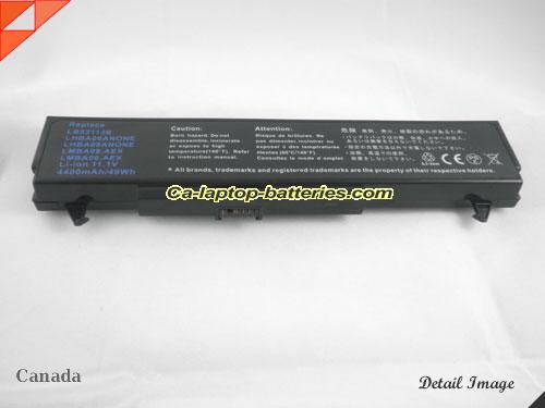  image 5 of Replacement LG LMBA06.AEX Laptop Computer Battery B2000 Li-ion 4400mAh Black In Canada