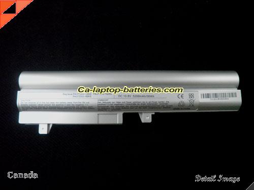  image 5 of Replacement TOSHIBA PA3732U-1BRS Laptop Computer Battery PABAS210 Li-ion 4400mAh Silver In Canada