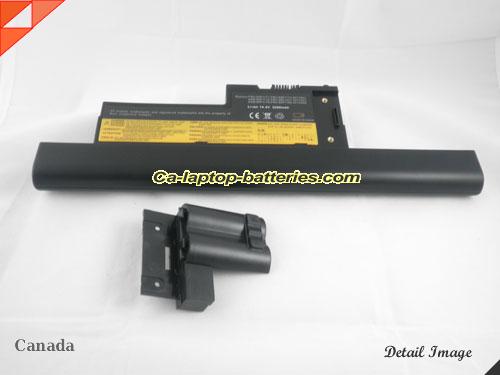  image 5 of Replacement IBM FRU 93P5027 Laptop Computer Battery 40Y6999 Li-ion 5200mAh Black In Canada