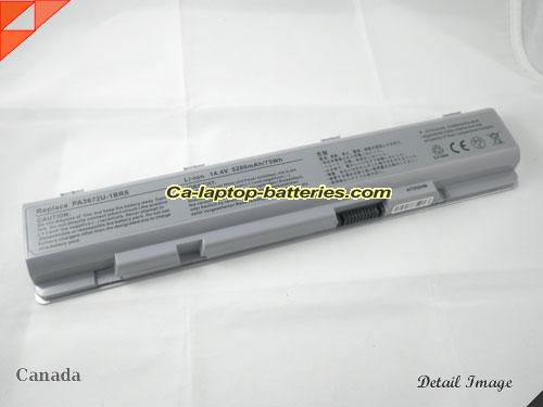  image 5 of Replacement TOSHIBA PA3672U-1BRS Laptop Computer Battery  Li-ion 75Wh Silver In Canada