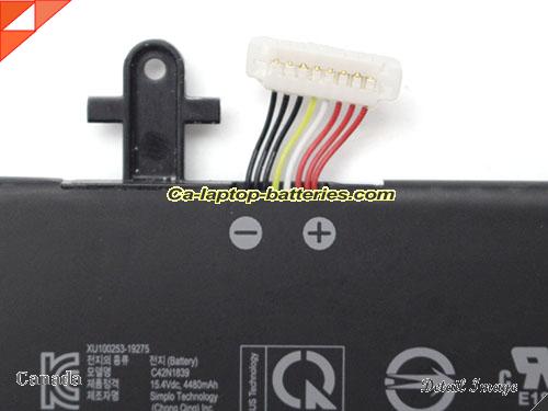  image 5 of Genuine ASUS 0B200-03470000 Laptop Computer Battery C42PHJH Li-ion 4614mAh, 71Wh  In Canada