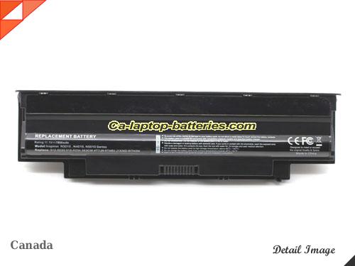  image 5 of Replacement DELL 312-1206 Laptop Computer Battery 312-1202 Li-ion 7800mAh Black In Canada